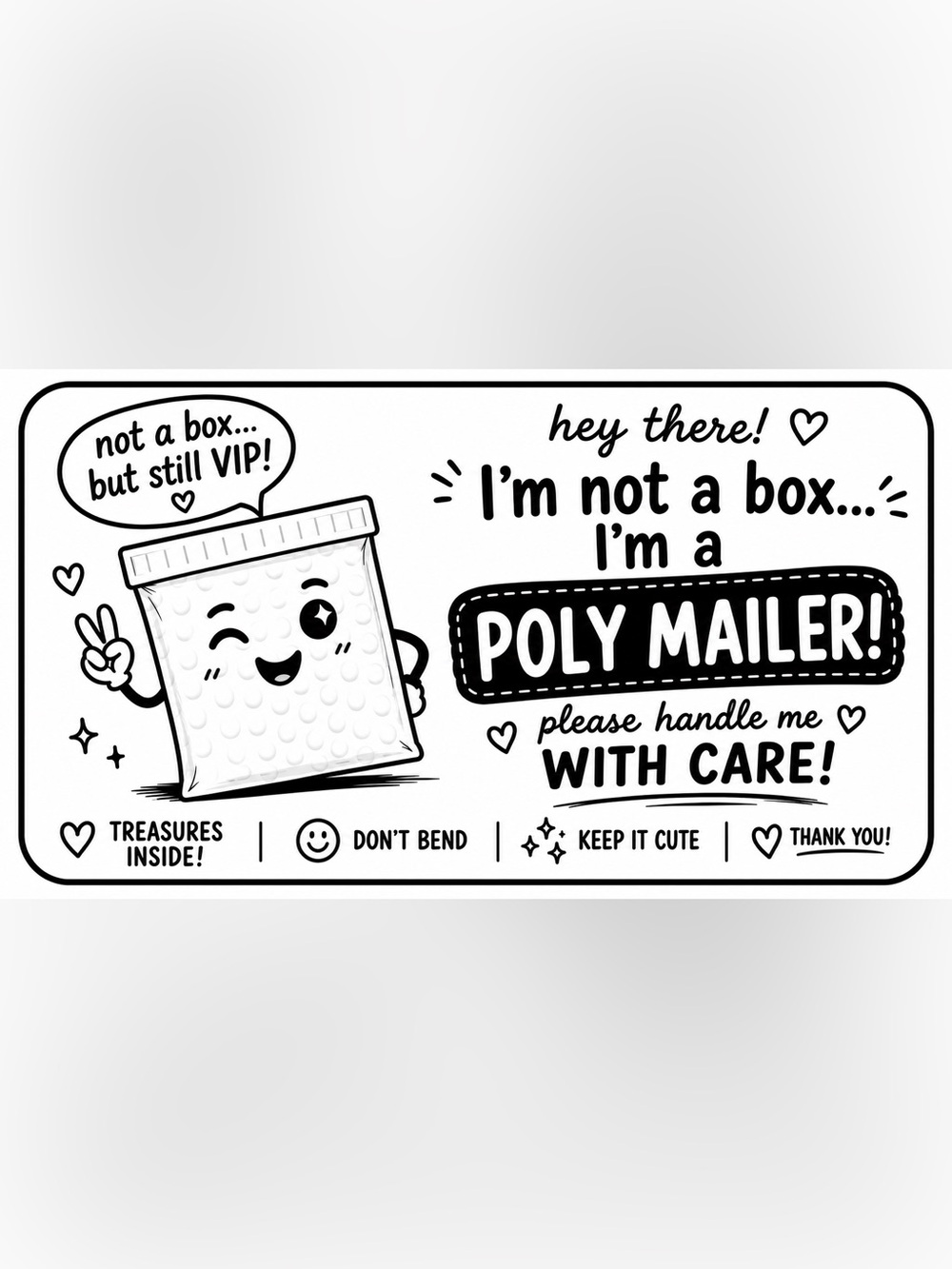 Fragile Stickers for Boxes or Poly Mailers Qty: 100 Thermal Labels - pick style - Picture 3 of 4